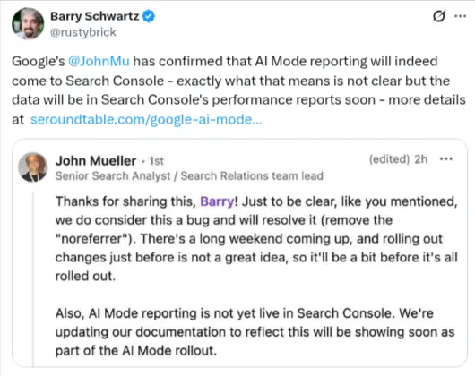 Google AI Mode clicks