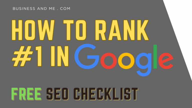How to rank in Google